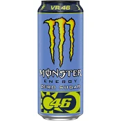 Energidryck Valentino Rossi Zero Sugar 50cl Monster Energy.