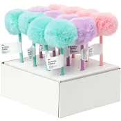 Penna Pompom 3 färger.