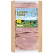 Skinka Långkokt Tunna skivor 150g Svea.