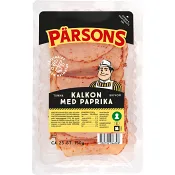Kalkon med Paprika Tunna Skivor 150g Pärsons.