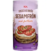 Fullkornsknäcke Sesam 250g ICA.