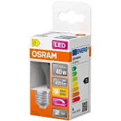 LED Klot E27 470lm(40W) Dimbar Osram.