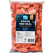 Räkor Med Skal 1kg Feldt's.