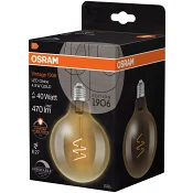 LED G95 Gold E27 470lm(40W) Dimbar Osram.