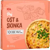 Ost &amp; skinkpaj Fryst 220g ICA.