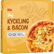 Kyckling &amp; baconpaj Fryst 220g ICA.
