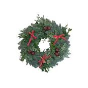 Dörrkrans dekorerad 40cm.