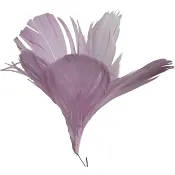 Fjäderblomma lila 10cm 3-p Festive.