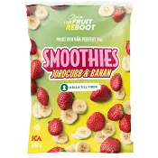 Frukt till smoothies Jordgubb &amp; banan Fryst 500g ICA.