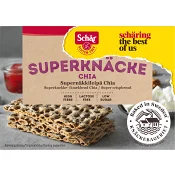 Superknäcke Chia glutenfri 140g Schär.