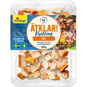 Kyckling BBQ Stekt Bröstfilé i bitar 200g Kronfågel.