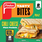 Pizza pockets chili cheese 250g Findus.