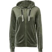 Velourjacka L grön mywear.