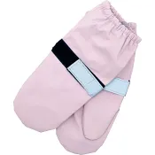 Regnvante blå och rosa.