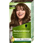 Hårfärg Natural &amp; Easy Kashmir Ljusbrun 560 1-p Schwartzkopf.