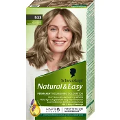 Hårfärg Natural &amp; Easy Nordisk Askblond 533 1-p Schwartzkopf.