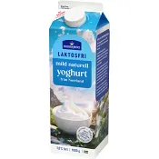 Yoghurt Naturell Mild Laktosfri 3% 1000g Norrmejerier.