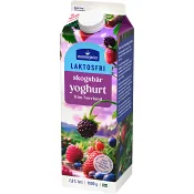 Fruktyoghurt Skogsbär Laktosfri 2,6% 1000g Norrmejerier.