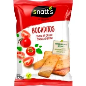 Brödsnacks Tomato &amp; Oregano 120g Snatt’s.
