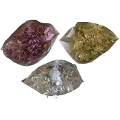 Färgat grönt med flera sorter i buketten 50 cm.