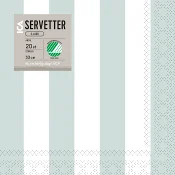 Servett 33cm Rand mint 20-p ICA.