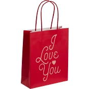 Presentpåse I love You 16x19cm.