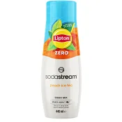 Lipton Ice Tea Peach Zero Lipton Ice Tea Peach Zero 440 Milliliter SodaStream.