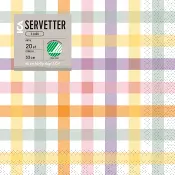 Servett 33cm Ruta 20-p ICA.