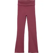 Byxa strl 110/116 mörkrosa ICA I love eco.