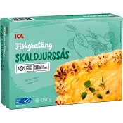 Fiskgratäng skaldjurssås 350g ICA.