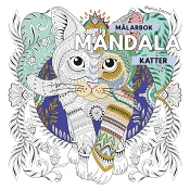 Målarbok mandala katter.