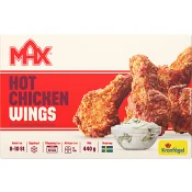 Hot chicken wings 440g Kronfågel/Max.