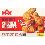 Red hot chicken nuggets 440g Kronfågel.