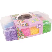 Rörpärlor med förvaringsbox 12000st Playbox.