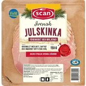 Julskinka Skivad Kokt och Griljerad 150g Scan.