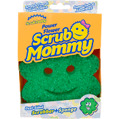 Scrub Mommy Power Flower Grön.