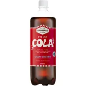 Läsk Cola Svensk Sockerfri 1l Hammars Bryggeri.