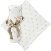 Babyfilt nalle 100x100cm mywear.