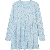 Ribklänning ljusblå 122/128 mywear.