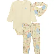 Babyset 3p djur strl 62 mywear.