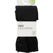 Leggings 60D med spets svart 40/42 mywear.