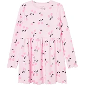 Ribklänning ljusrosa 98/104 mywear.