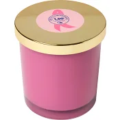 Fylld Ljuslykta Rosa Bandet ICA.