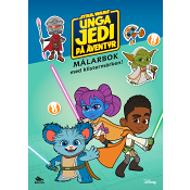 Unga Jedi på äventyr – målarbok med klistermärken.