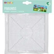 Pärlplattor byggbara 15x15cm Playbox.