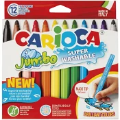 Fiberpennor Jumbo 12p Carioca.