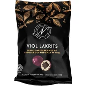 Lakrits Viol 100g Narr Chocolate.