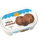 Gräddglass Mörk choklad 500ml Triumf Glass.