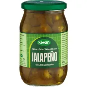 Jalapeño Skivad 320g Sevan.