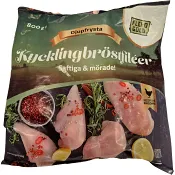 Kycklingbröstfiléer 800g Flevo Gold.